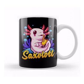 Baskı Dükkanı Saxolotl Sax Axolotl Walking Fish Saxophone Pun Kupa