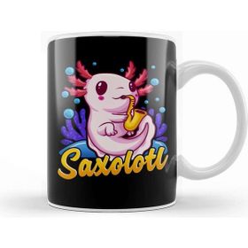 Baskı Dükkanı Saxolotl Sax Axolotl Walking Fish Saxophone Pun Kupa