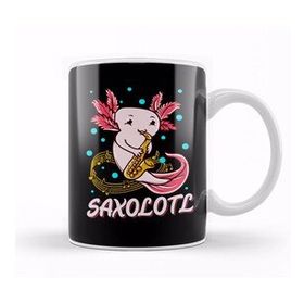 Baskı Dükkanı Saxolotl Sax Playing Axolotl Pun Walking Fish Kupa