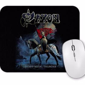 Baskı Dükkanı Saxon Heavy Metal Thunder Mouse Pad