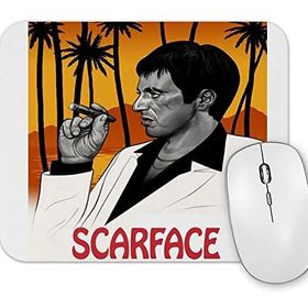 Baskı Dükkanı Scarface İllüstrasyon Mouse Pad