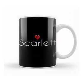 Baskı Dükkanı Scarlett Cute Heart Tasse Kupa