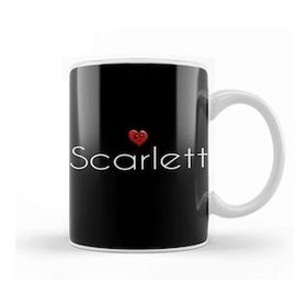 Baskı Dükkanı Scarlett Cute Heart Tasse Kupa