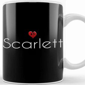 Baskı Dükkanı Scarlett Cute Heart Tasse Kupa