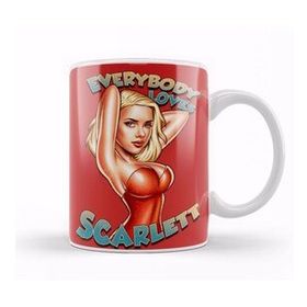 Baskı Dükkanı Scarlett Johansson Everybody Loves Scarlett Kupa