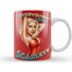 Baskı Dükkanı Scarlett Johansson Everybody Loves Scarlett Kupa