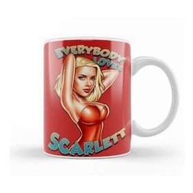 Baskı Dükkanı Scarlett Johansson Everybody Loves Scarlett Kupa