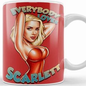 Baskı Dükkanı Scarlett Johansson Everybody Loves Scarlett Kupa