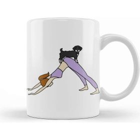 Baskı Dükkanı Schnauzer Yoga Mom Kupa