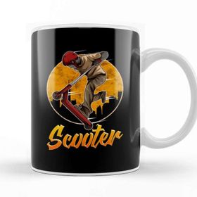 Baskı Dükkanı Scooter Obsessed Scootering Lover Kupa