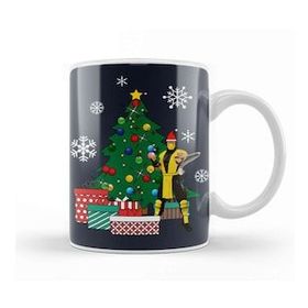 Baskı Dükkanı Scorpion Around The Christmas Tree Mortal Kombat Kupa