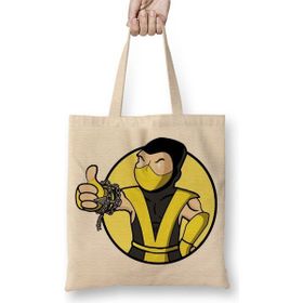 Baskı Dükkanı Scorpion Vault Boy Bez Çanta