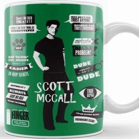 Baskı Dükkanı Scott Mccall Teen Wolf Kupa