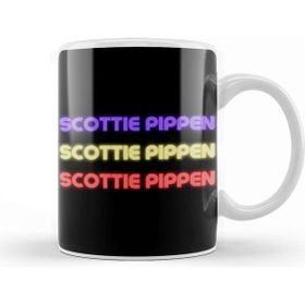 Baskı Dükkanı Scottie Pippen Basketball Gifts Vintage Retro Rainbow Quotes For Boys And Dad Kupa