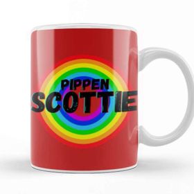 Baskı Dükkanı Scottie Pippen Basketball Gifts Vintage Retro Rainbow Quotesfor Boys And Dad Kupa