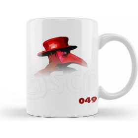 Baskı Dükkanı Scp 049 The Plague Doctor Red Kupa