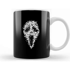 Baskı Dükkanı Scream Ghost Face Porselen Kupa