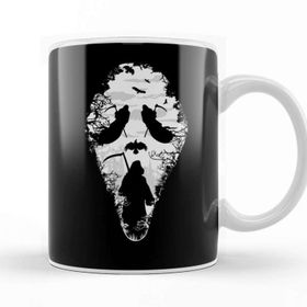 Baskı Dükkanı Scream Reaper Mask Kupa