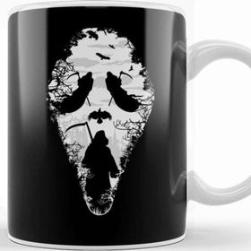 Baskı Dükkanı Scream Reaper Mask Kupa
