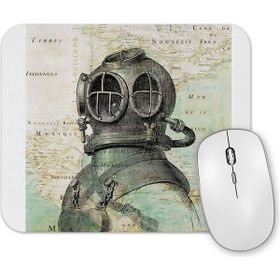 Baskı Dükkanı Scuba Diving Mouse Pad