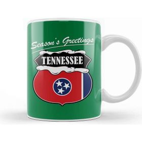 Baskı Dükkanı Seasons Greetings Tennessee Christmas Kupa