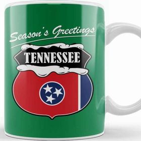 Baskı Dükkanı Seasons Greetings Tennessee Christmas Kupa