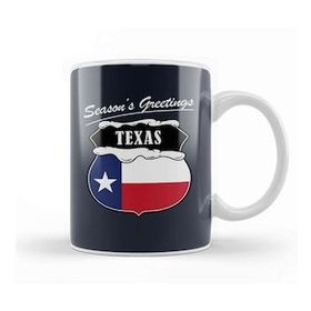 Baskı Dükkanı Seasons Greetings Texas Christmas Kupa