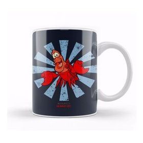 Baskı Dükkanı Sebastian Retro Japanese Little Mermaid Kupa
