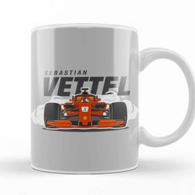 Baskı Dükkanı Sebastian Vettel 02 Kupa