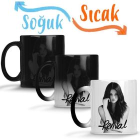 Baskı Dükkanı Selena Gomez 01 Sihirli Porselen Kupa