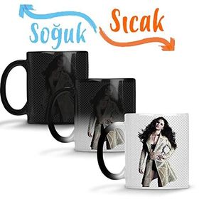 Baskı Dükkanı Selena Gomez 04 Sihirli Porselen Kupa