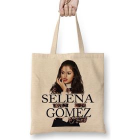Baskı Dükkanı Selena Gomez Bez Çanta