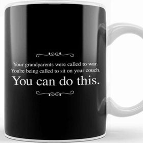 Baskı Dükkanı Self Isolation Motivational Kupa