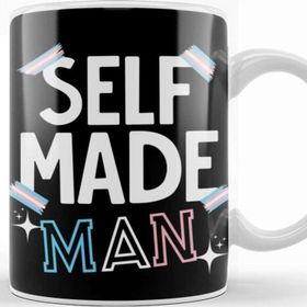 Baskı Dükkanı Self Made Man Trans Transgender Flag Pride Kupa