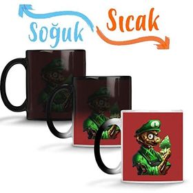Baskı Dükkanı Senseblack 02 Sihirli Porselen Kupa