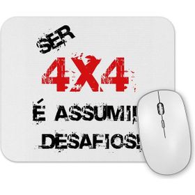 Baskı Dükkanı Ser 4x4 Assumir Desafios Mouse Pad