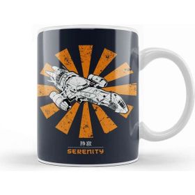 Baskı Dükkanı Serenity Retro Japanese Kupa