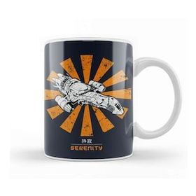 Baskı Dükkanı Serenity Retro Japanese Kupa