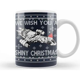 Baskı Dükkanı Serenity We Wish You a Shiny Christmas Kupa