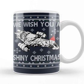 Baskı Dükkanı Serenity We Wish You a Shiny Christmas Kupa
