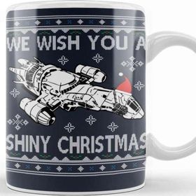 Baskı Dükkanı Serenity We Wish You a Shiny Christmas Kupa