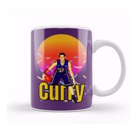 Baskı Dükkanı Seth Curry Vintage Art Legend Basketball Gift Kupa