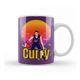 Baskı Dükkanı Seth Curry Vintage Art Legend Basketball Gift Kupa