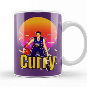 Baskı Dükkanı Seth Curry Vintage Art Legend Basketball Gift Kupa
