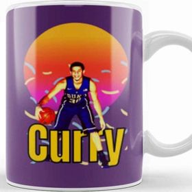 Baskı Dükkanı Seth Curry Vintage Art Legend Basketball Gift Kupa