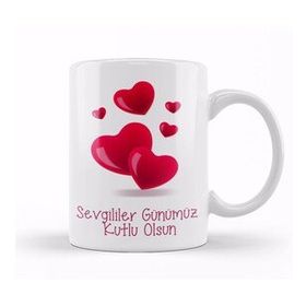 Baskı Dükkanı Sevgililer Günü Sevgiliye Hediye 015 Kupa