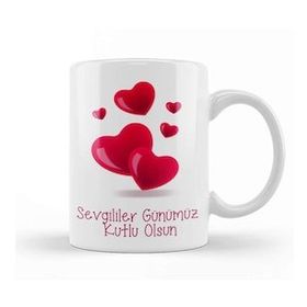 Baskı Dükkanı Sevgililer Günü Sevgiliye Hediye 015 Kupa