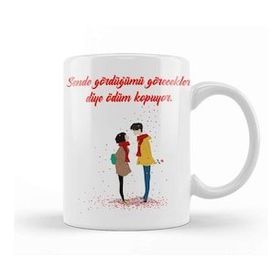 Baskı Dükkanı Sevgililer Günü Sevgiliye Hediye 0220 Kupa