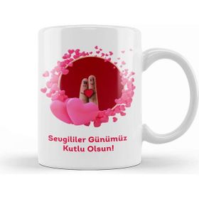 Baskı Dükkanı Sevgililer Günü Sevgiliye Hediye 040 Kupa