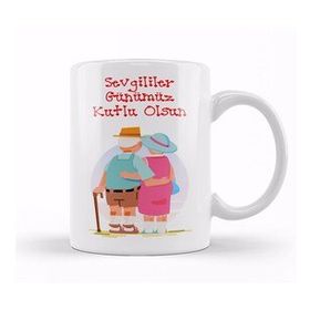 Baskı Dükkanı Sevgililer Günü Sevgiliye Hediye 064 Kupa